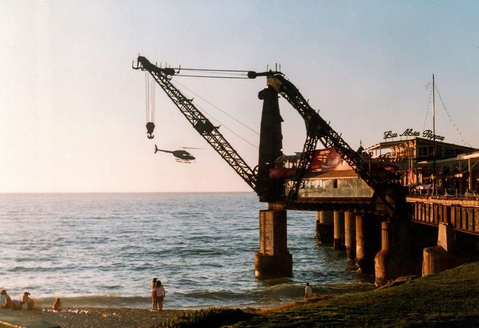 Muelle Vergara de Viña del Mar en 1990