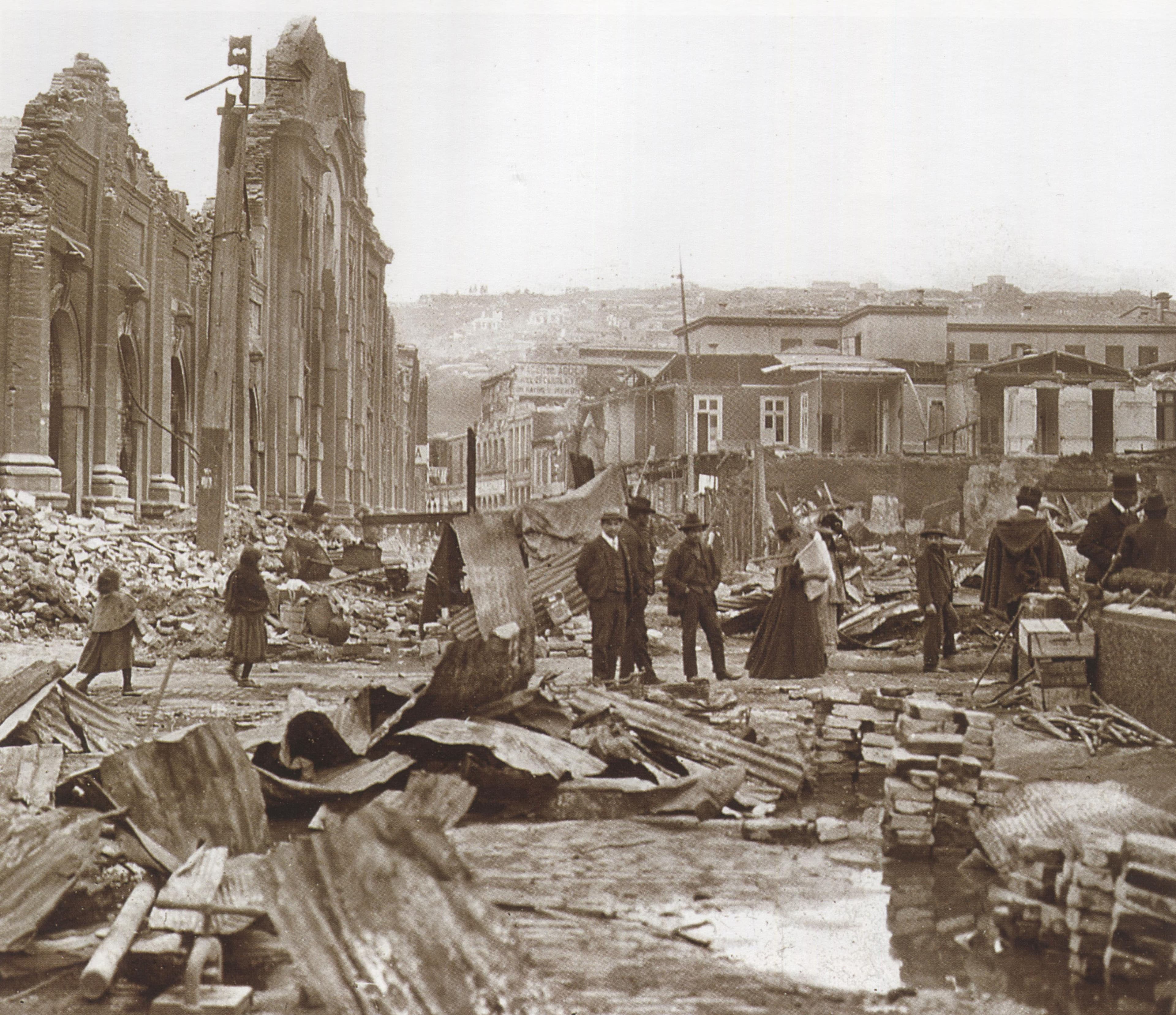 Valparaíso luego del terremoto de 1906