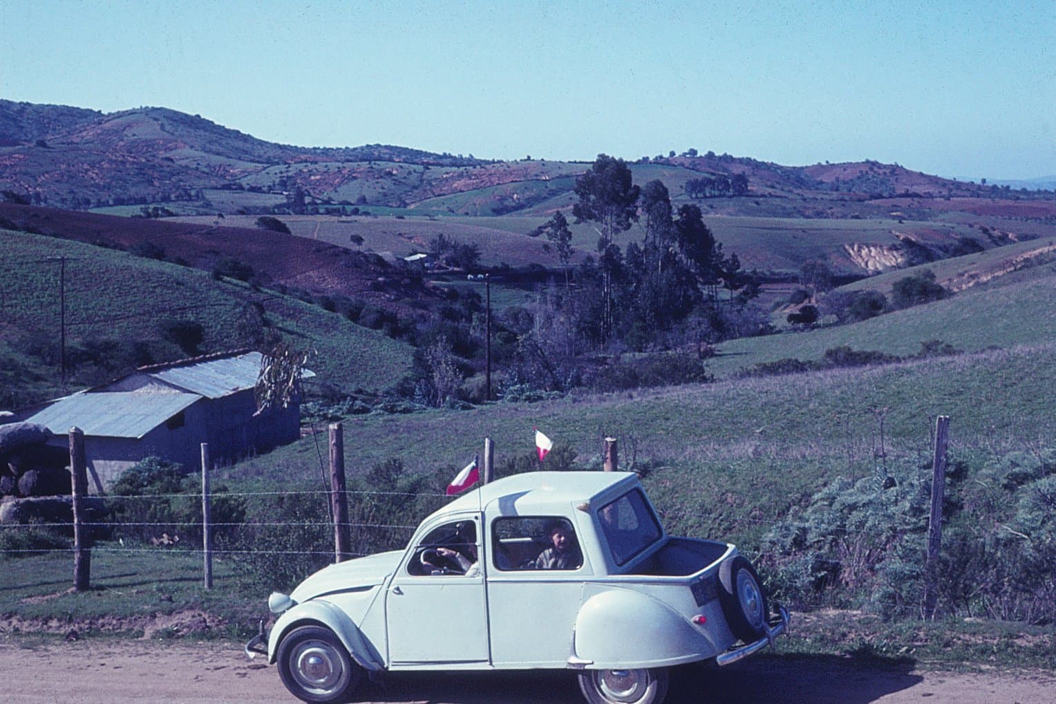 Camino Las Dichas Algarrobo a mediados de los 60s