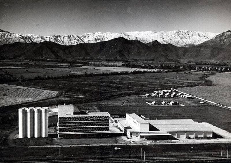 Fábrica de Carozzi en 1965