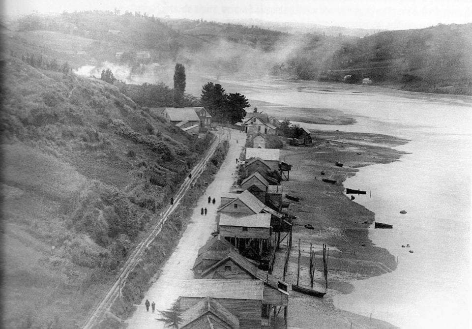 Palafitos de Pedro Montt en 1932