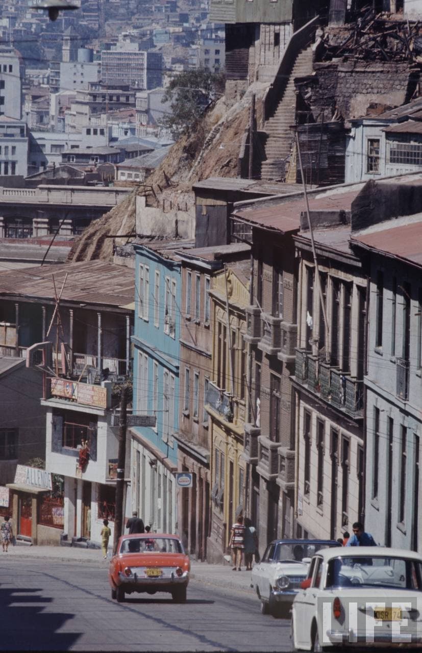 Subida Carampangue, Valparaíso en 1971