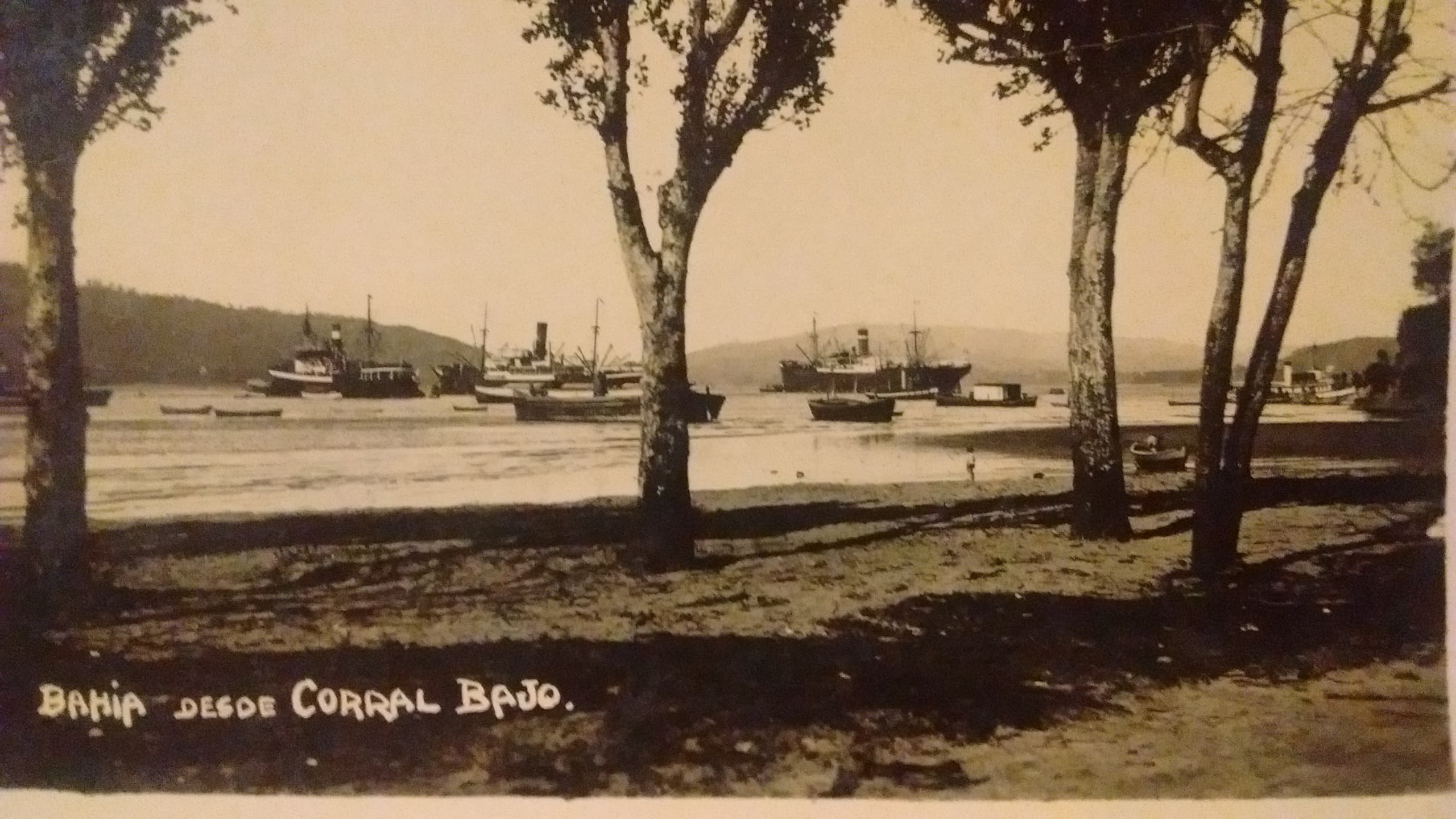 Bahía Corral en 1933