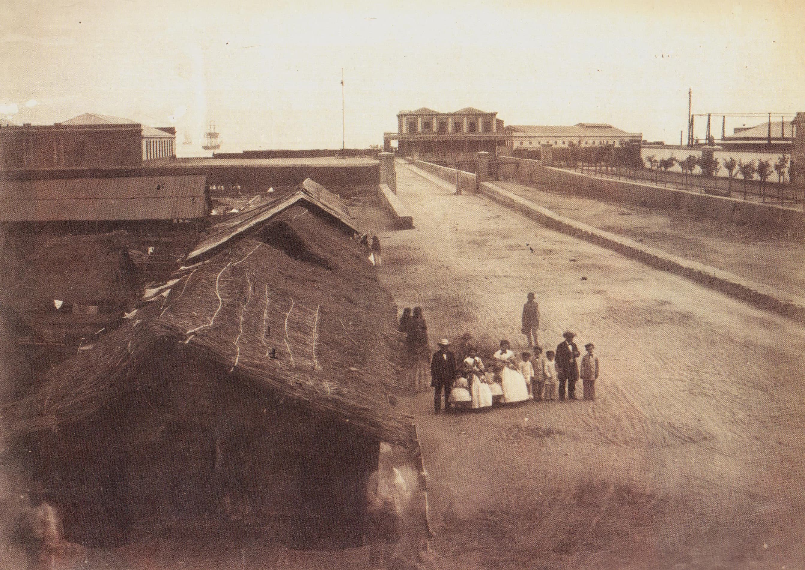 Estación de Ferrocarriles de Valparaíso año 1864