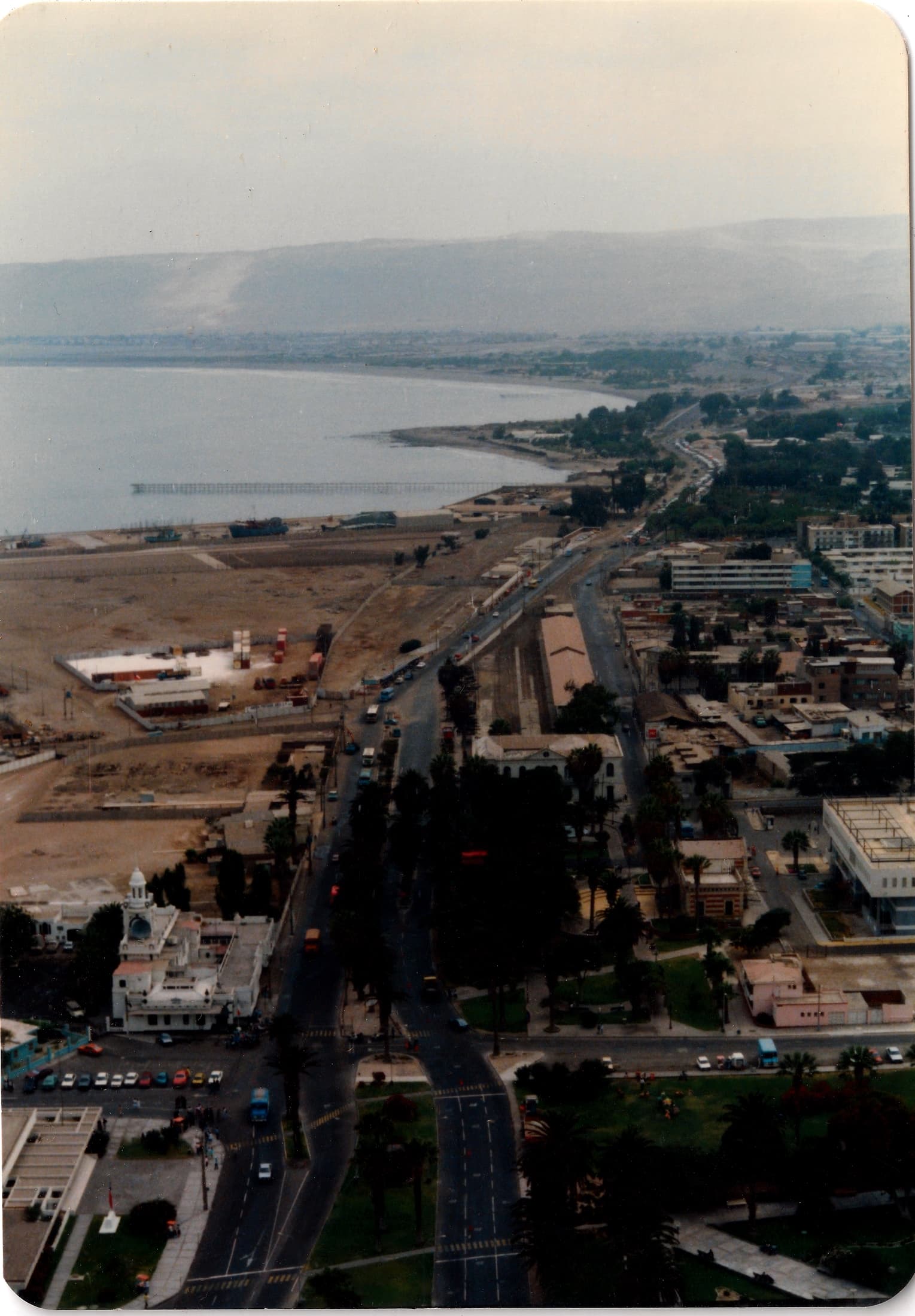 Vista desde lo alto del Morro de Arica 1988
