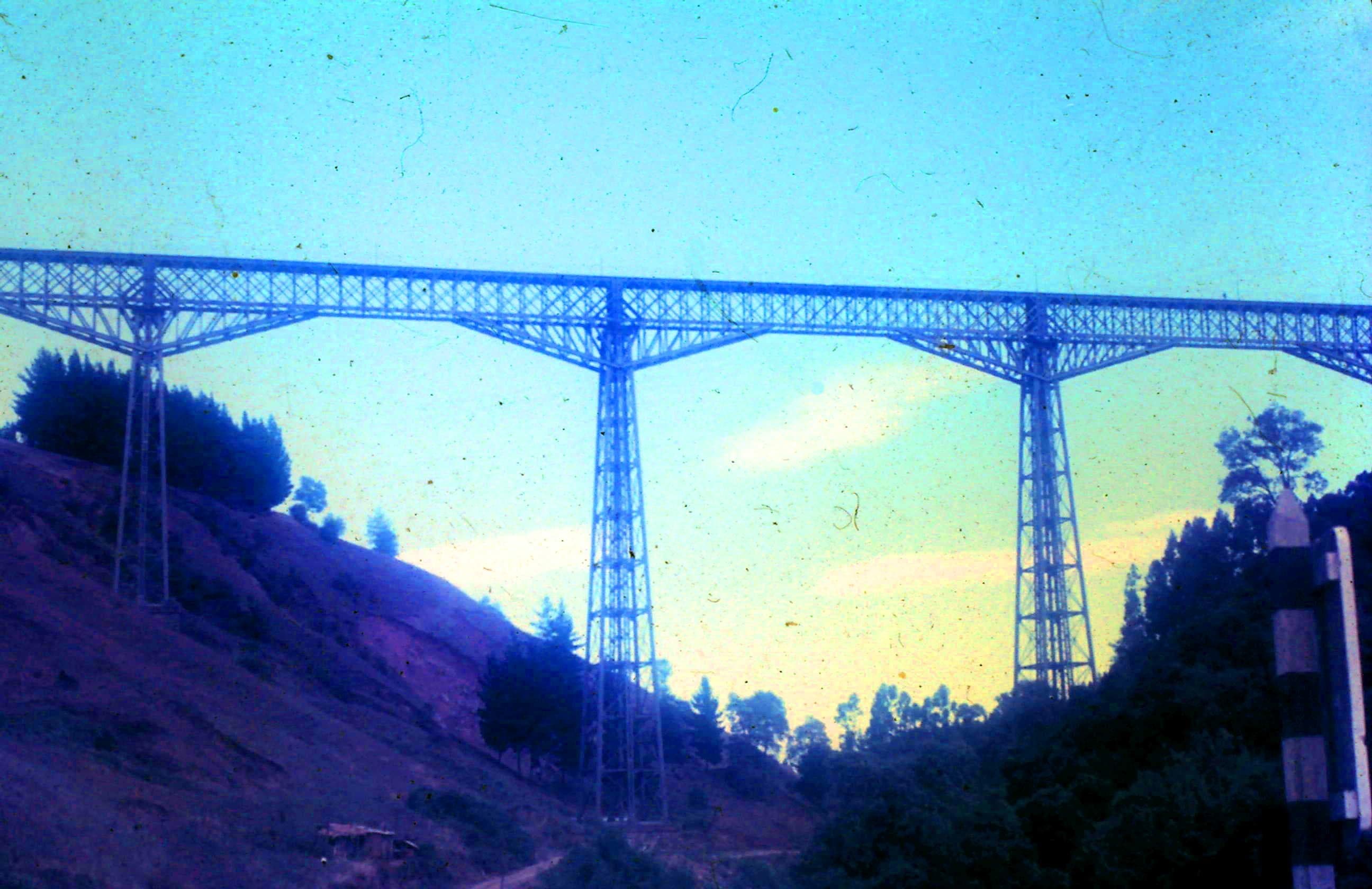Viaducto del Malleco en 1968