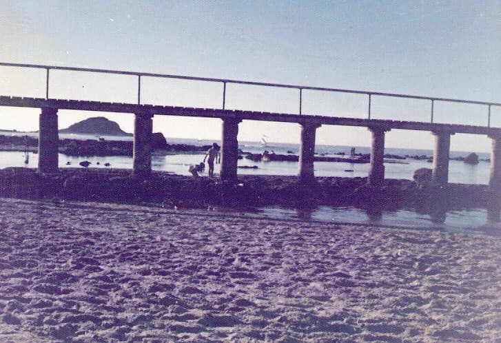 Playa Los Tubos de Algarrobo, 1976