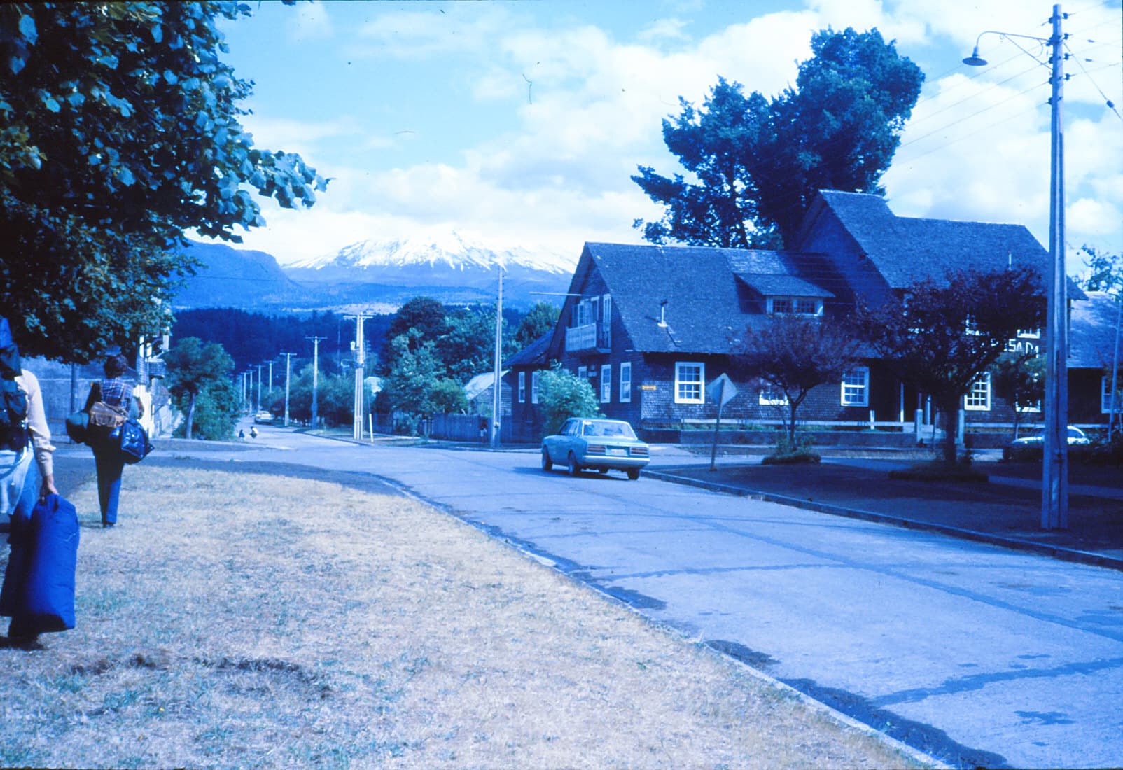 Plaza de Pucón en 1978