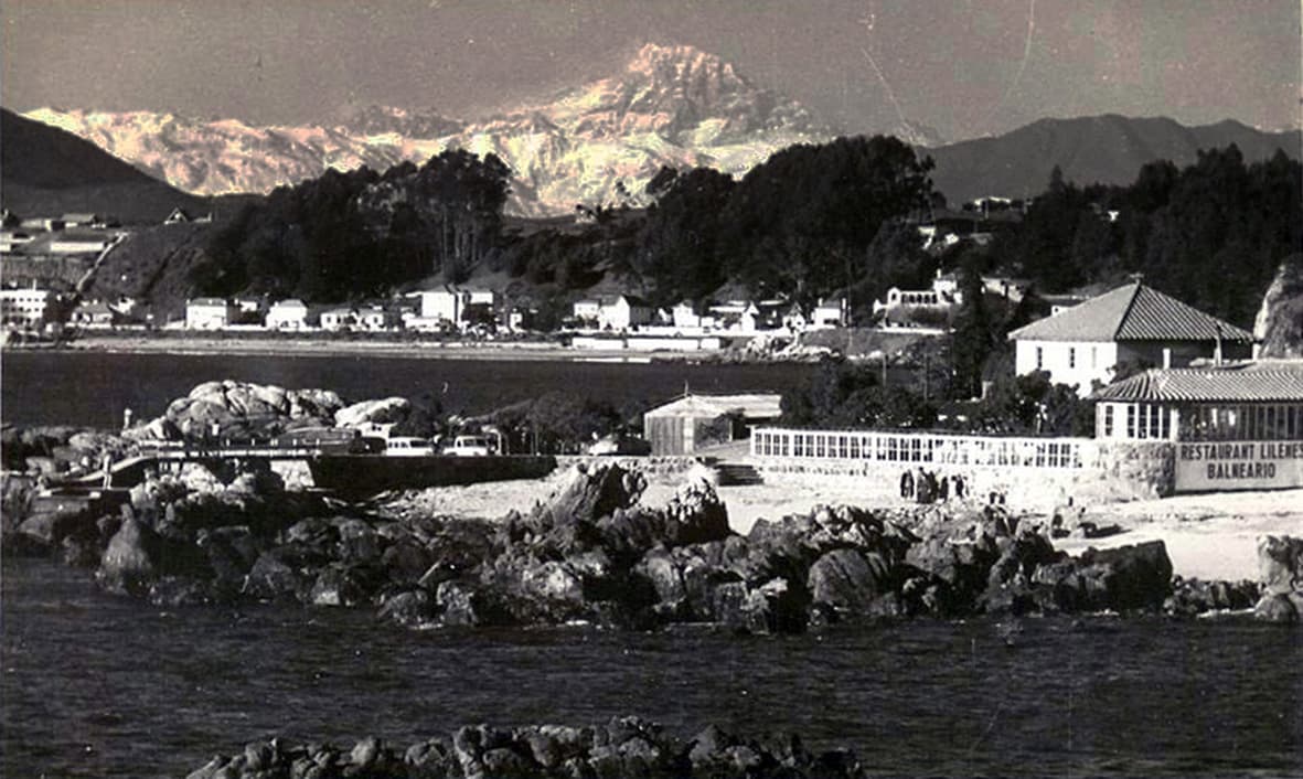 Monte Aconcagua desde Concón en 1940