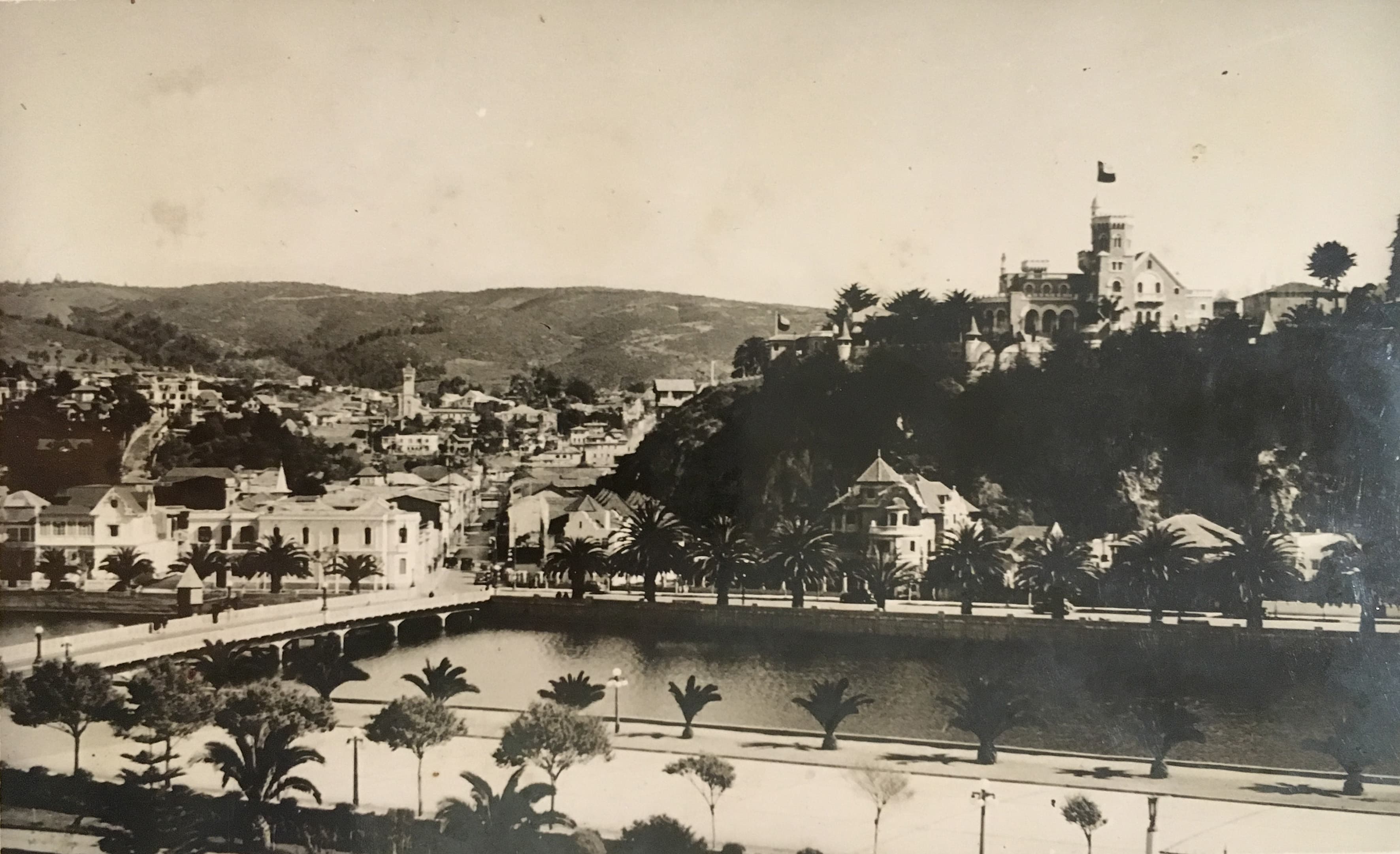 Palacio Brunet y Estero Marga Marga, 1939