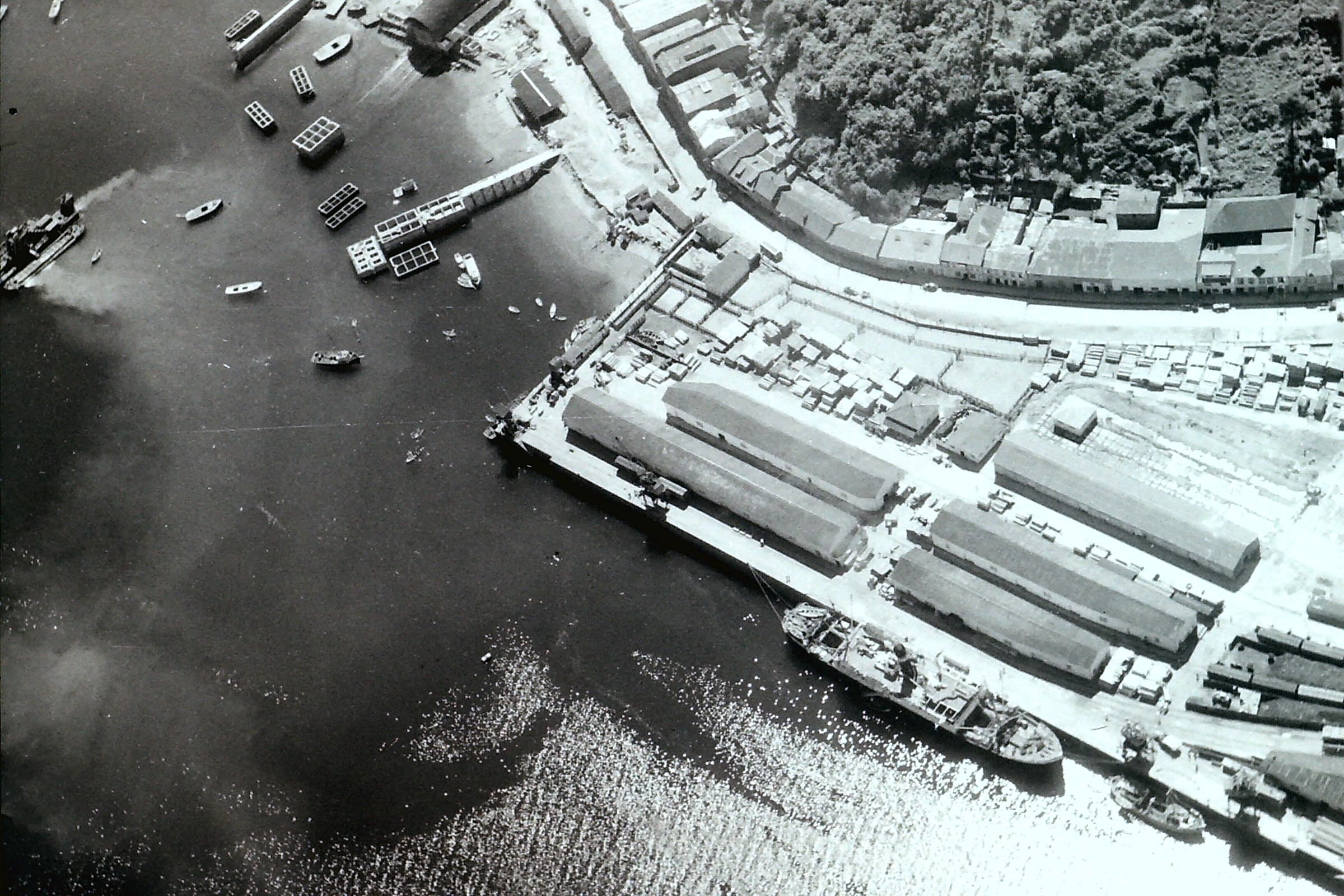 Angelmó desde las alturas, 1956