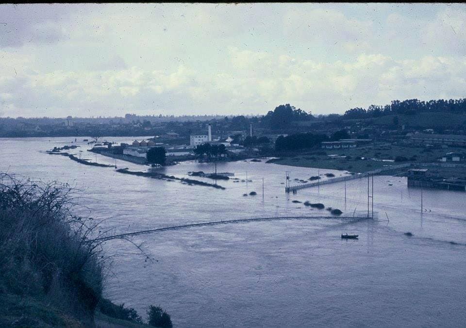 Río Rahue, Osorno en 1965.
