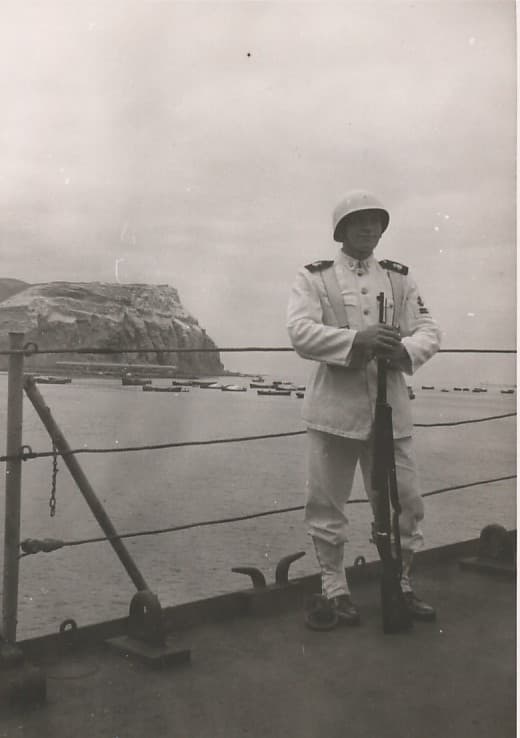 El Morro de Arica desde la Esmeralda en 1955