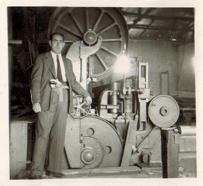 Maquinaria en la Central Hidroeléctrica Sauzal, 1945