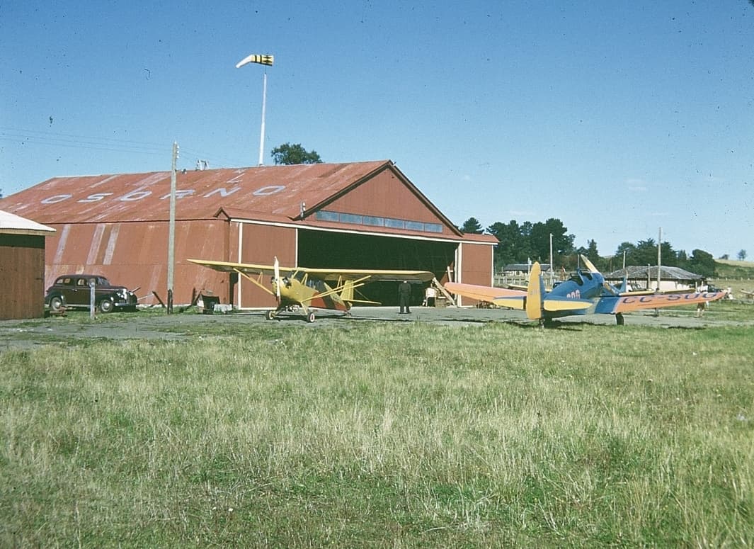 Aeródromo Pampa Alegre de Osorno en 1949