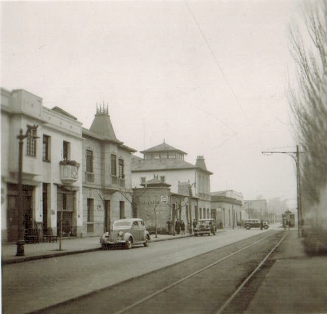 Alameda de Rancagua en 1945