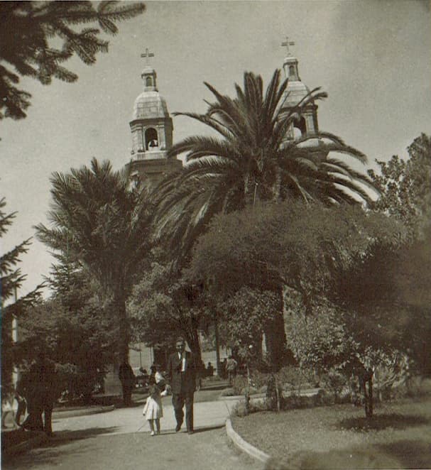 Catedral de Rancagua en 1945