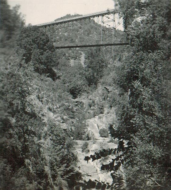 Puente Viejo, Coya, Machalí en 1945