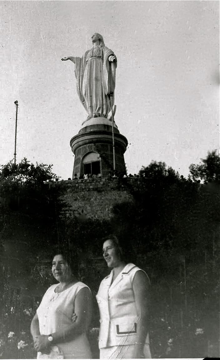 Virgen del Cerro San Cristóbal en 1971