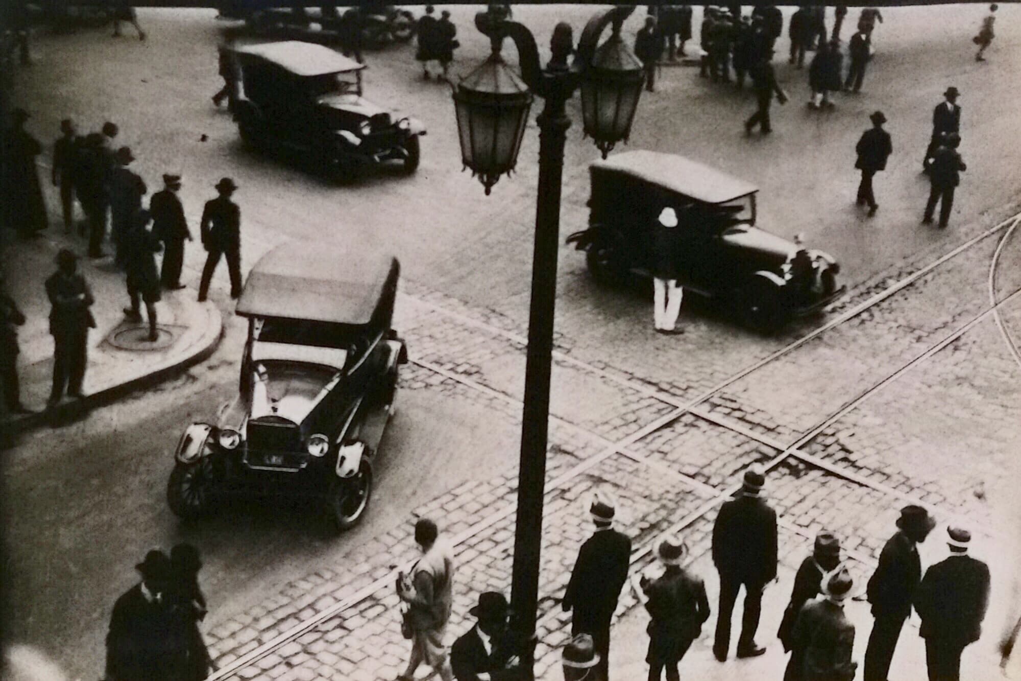 Problemas de tránsito en Santiago, 1923