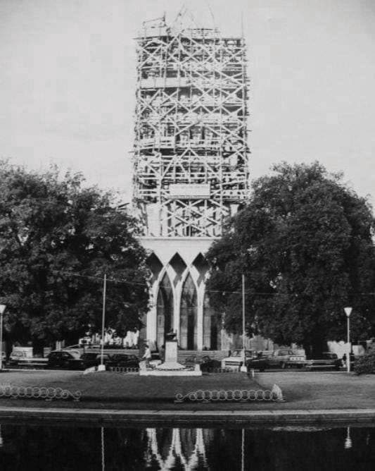 Construcción de la catedral de Osorno 1980