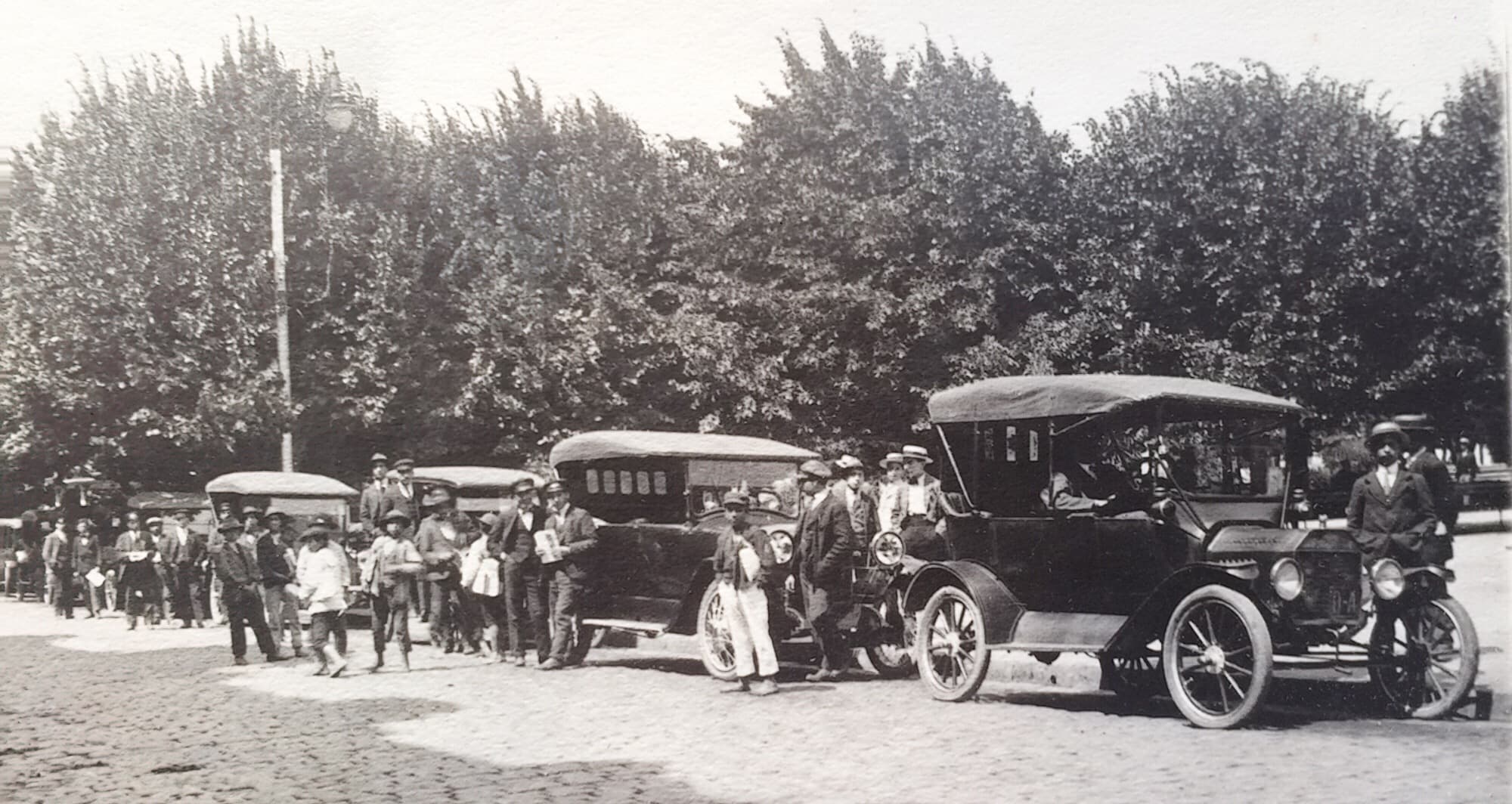 Plaza de Concepción en 1918