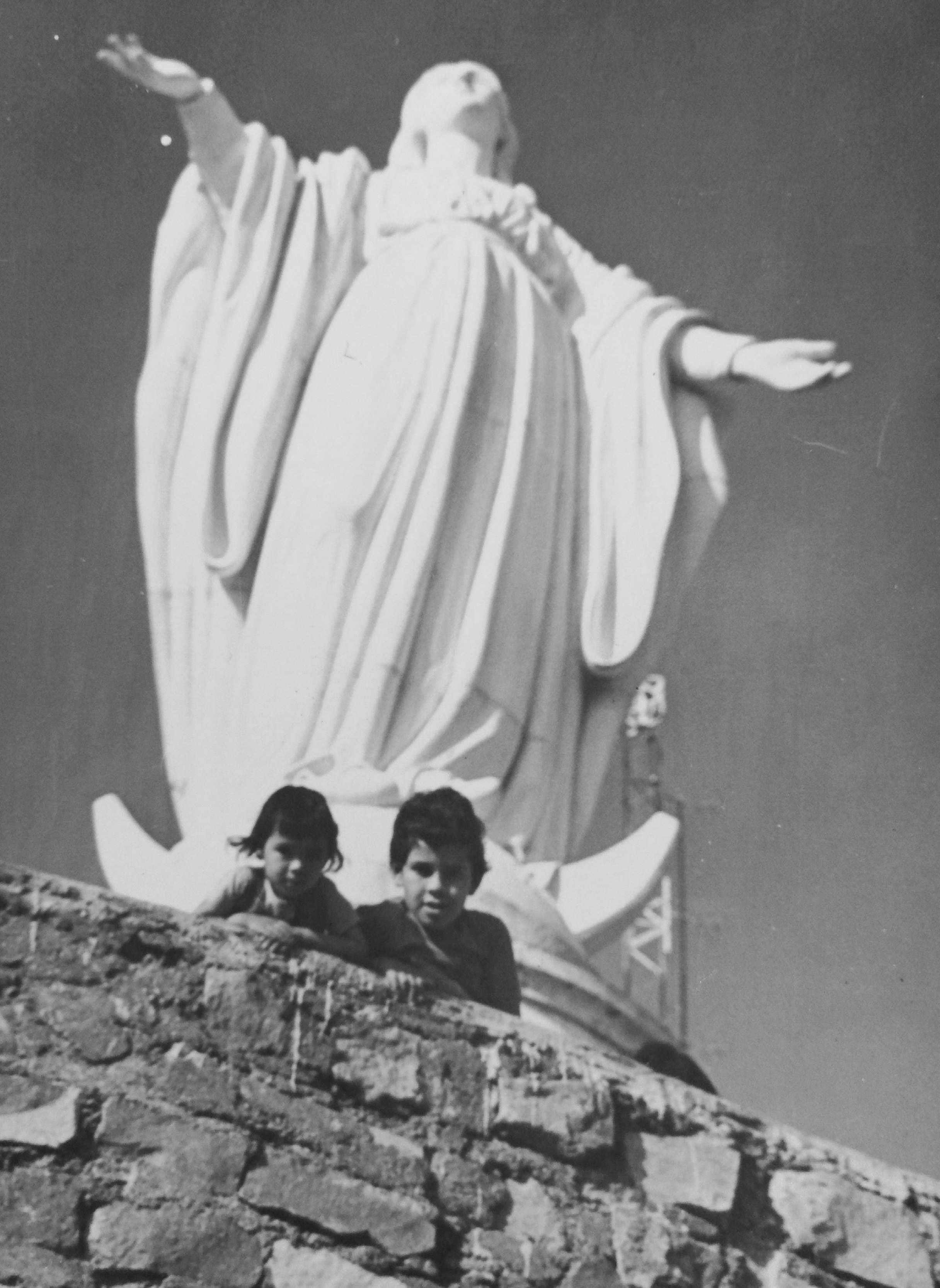 Virgen del Cerro San Cristóbal en 1984