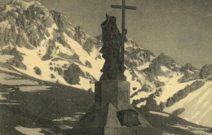 Cristo Redentor de Los Andes en 1937