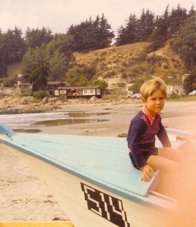 Playa de Maitencillo en 1982