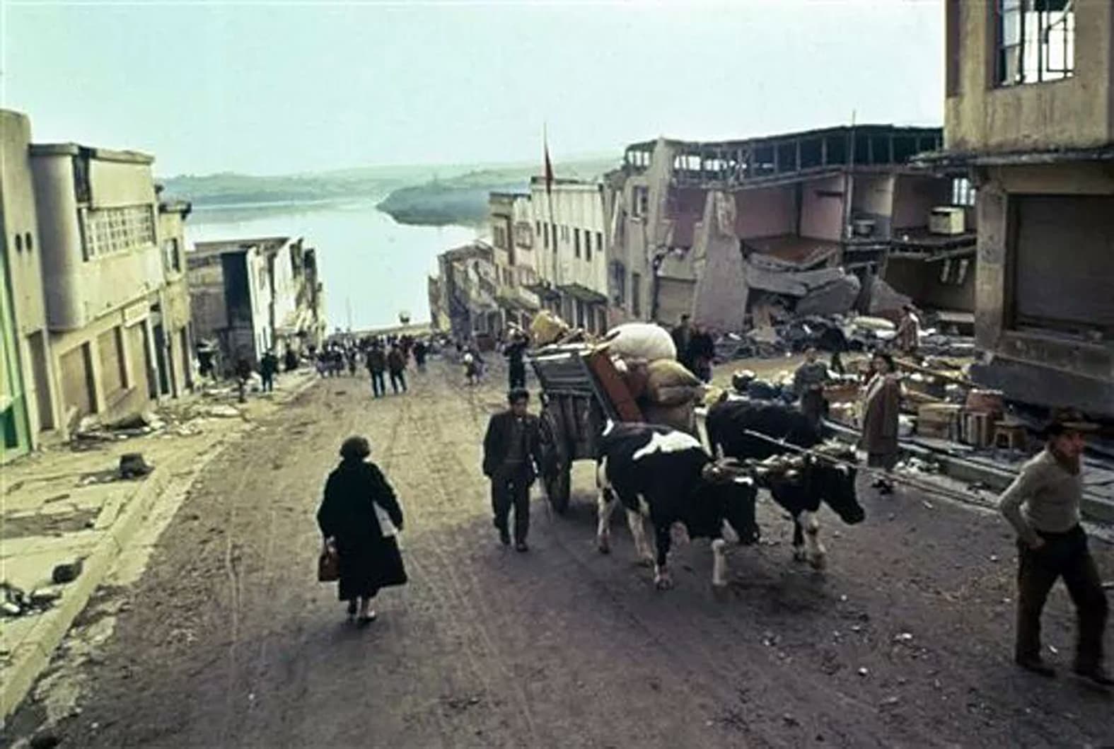 Calle Blanco en Castro en 1960