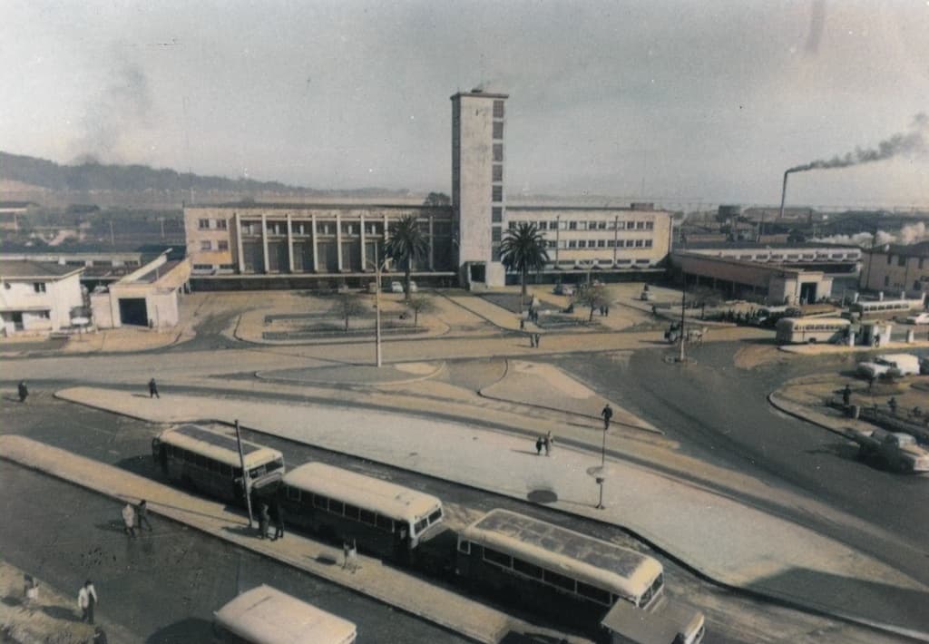 Barrio Estación de Concepción en 1960
