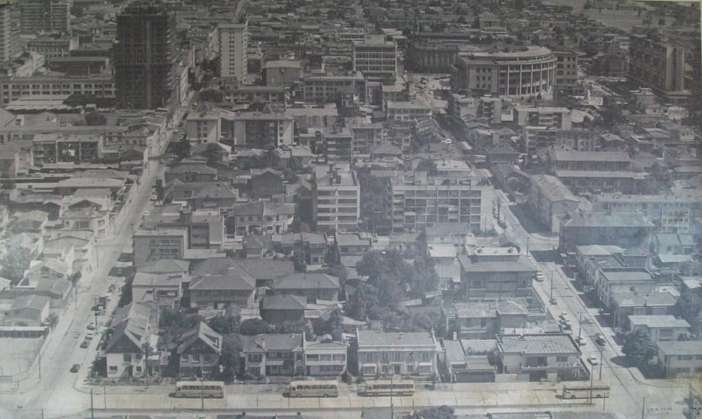 Panorámica de Concepción en 1978