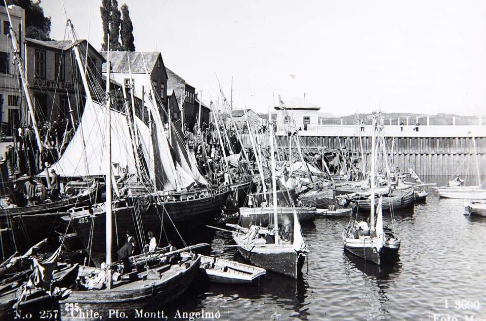Chile, Pto. Montt, Angelmó ca. 1940