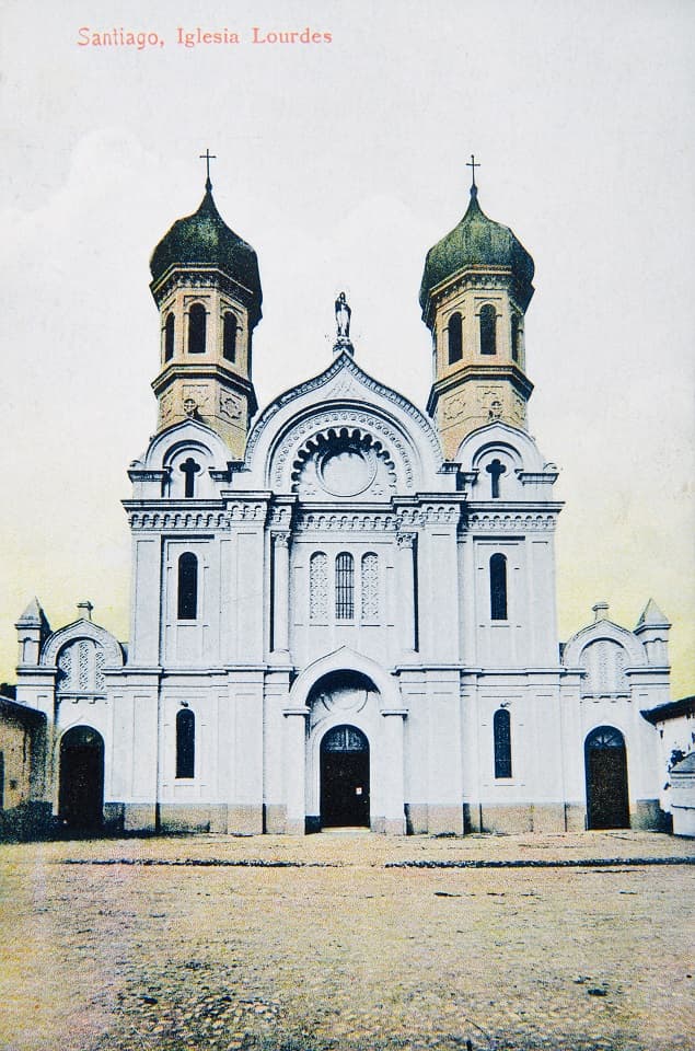 Iglesia de Lourdes, Santiago, ca. 1900