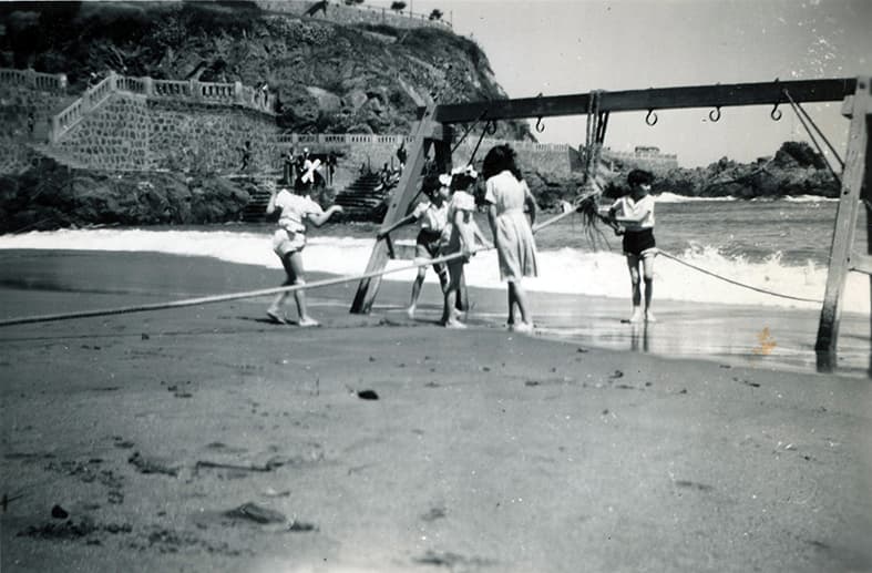 Balneario Las Torpederas de Valparaíso en 1948
