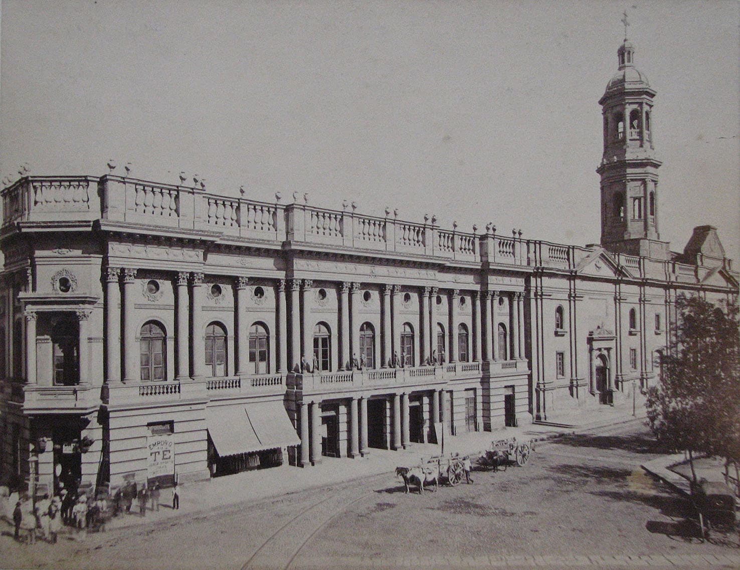Torre del Sagrario de la Catedral de Santiago, 1890