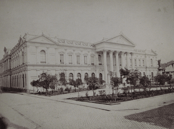 Santiago, Edificio del Congreso en 1890