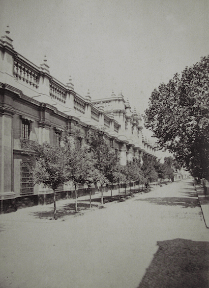 Palacio de La Moneda en 1890