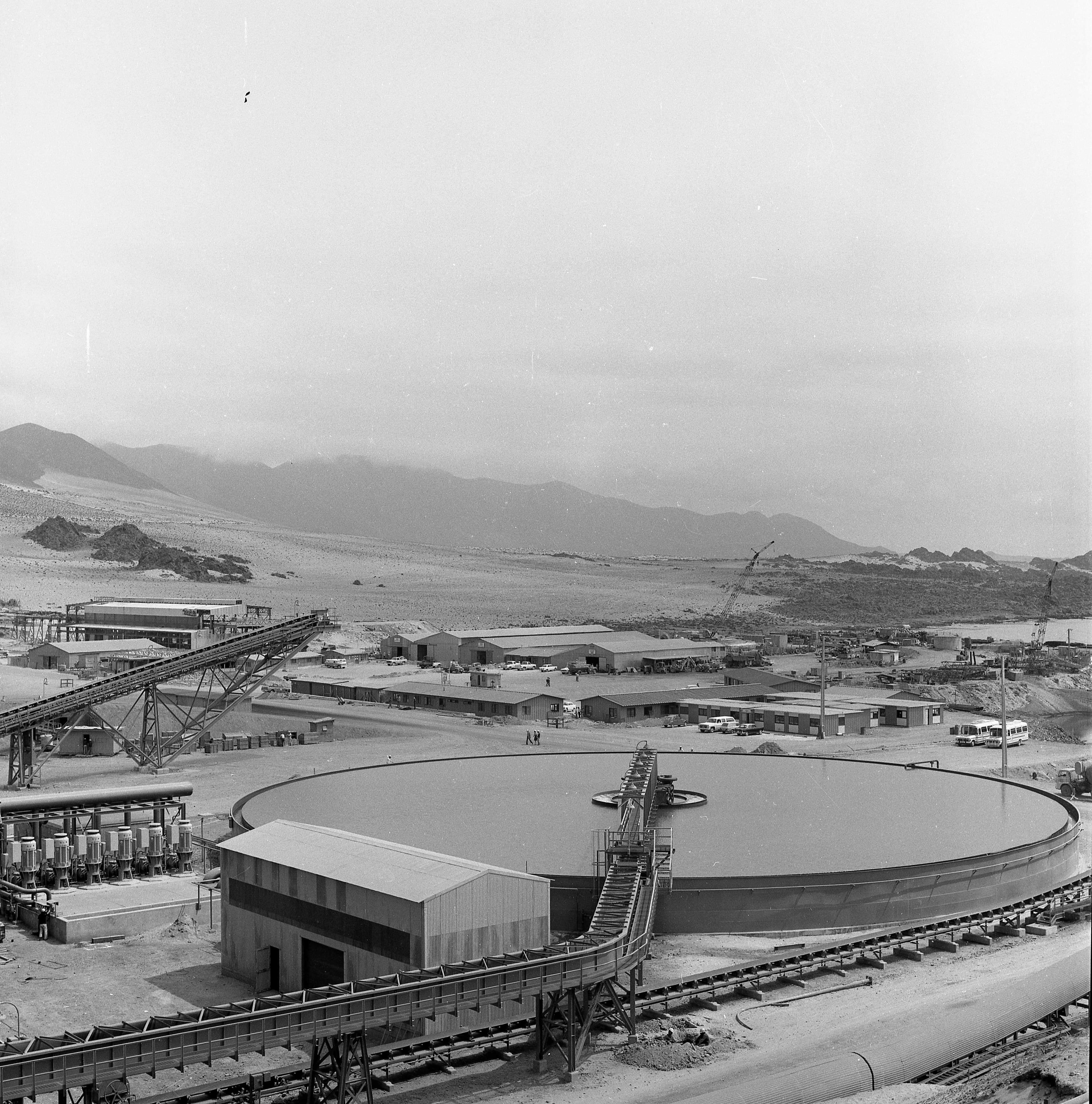 Planta de Pellet de Huasco en 1977