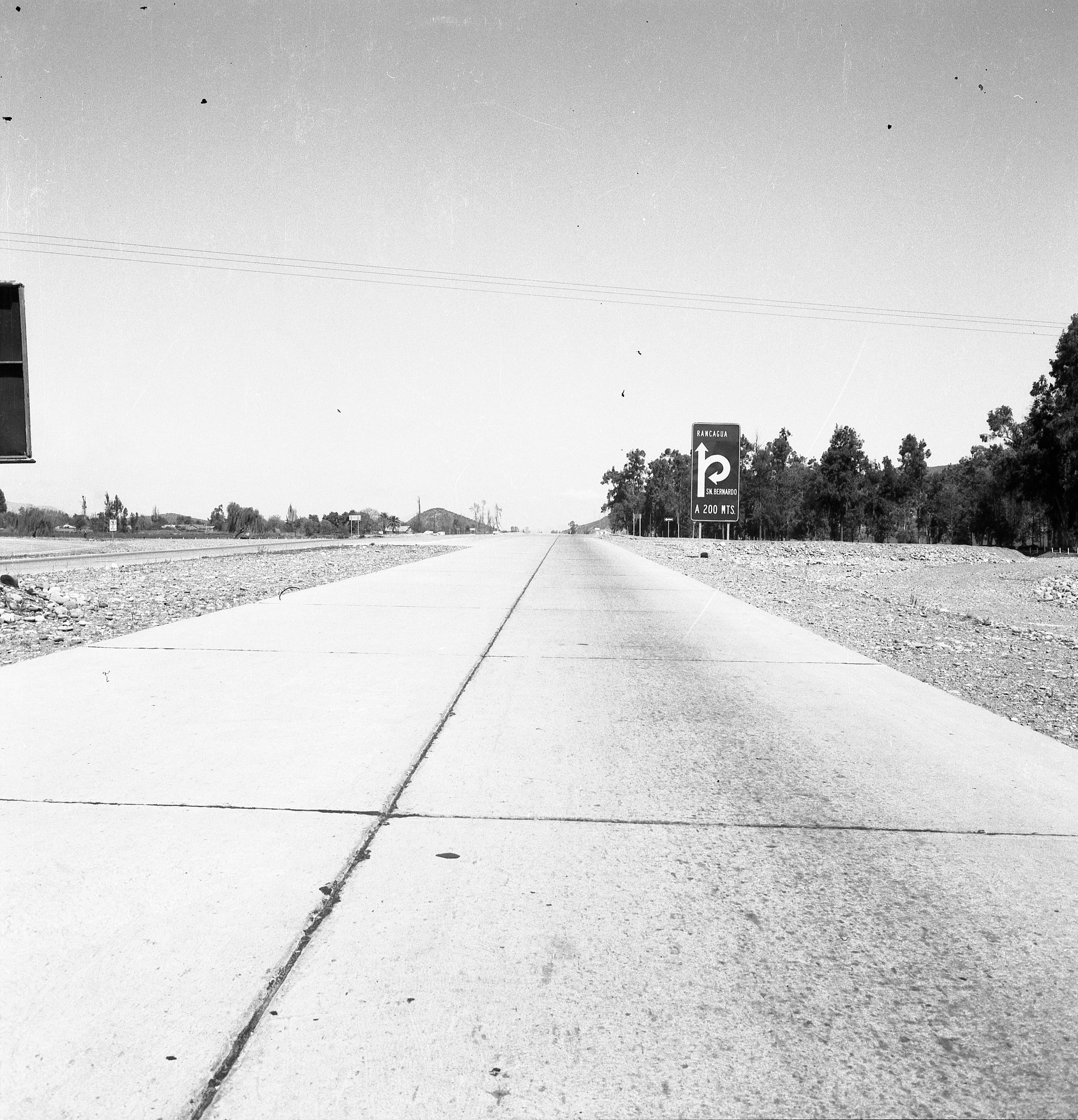 Pavimentación de Camino a Rancagua, 1971