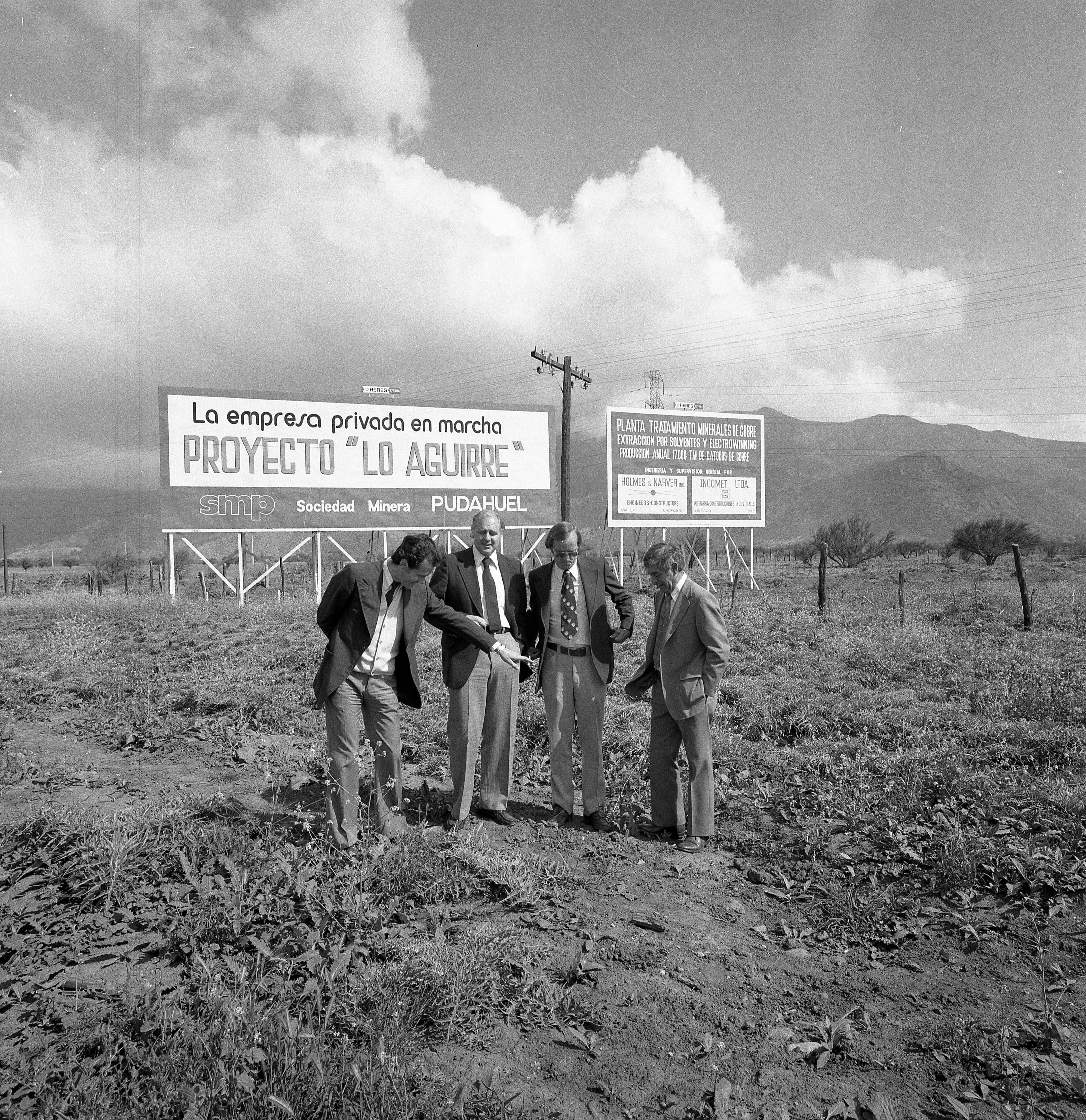 Proyecto Mina Lo Aguirre, Santiago 1968