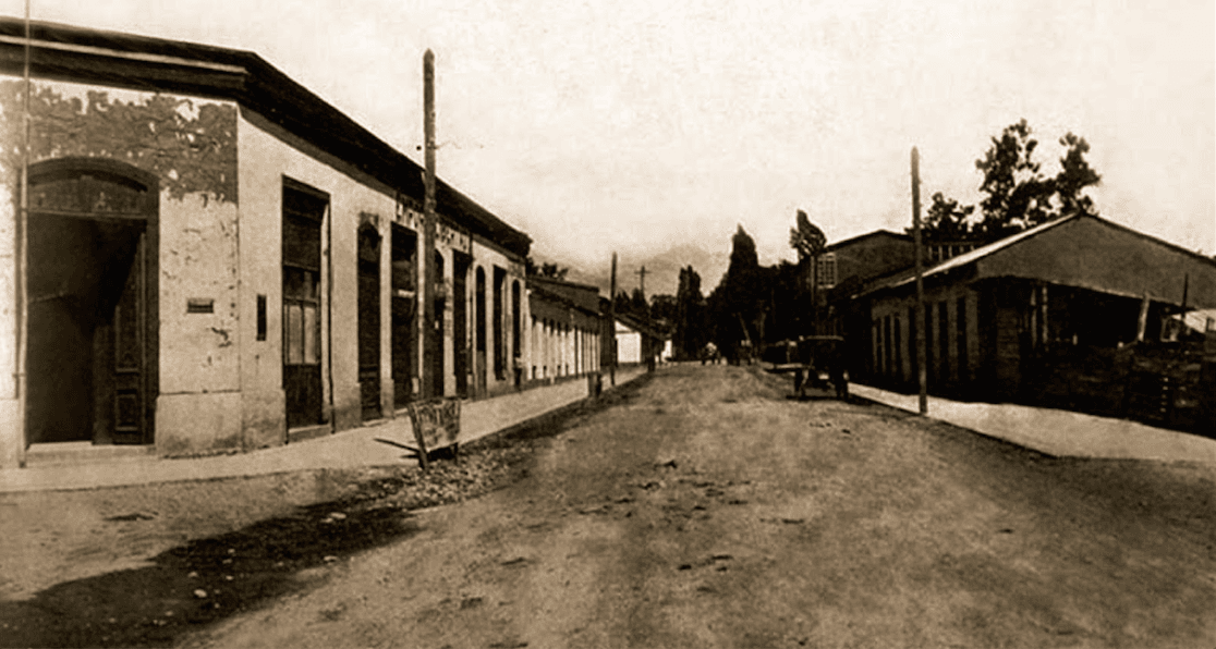 Calles de Chimbarongo ca. 1940