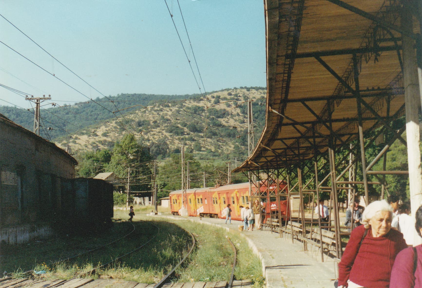 Estación de trenes de Limache en 1994