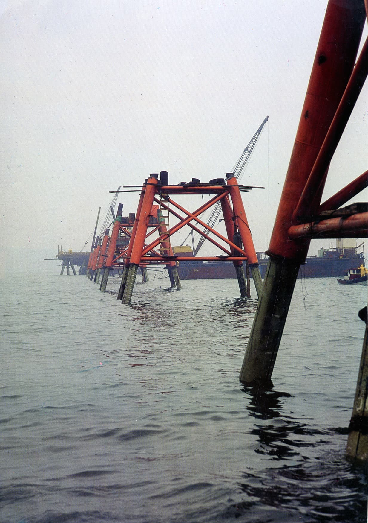 Terminal granelero en Coronel, 1991
