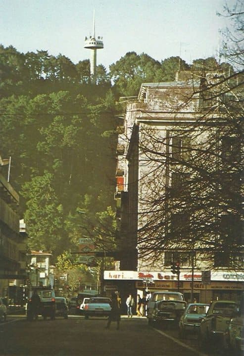 Calle Anibal Pinto hacia el cerro Caracol, 1981