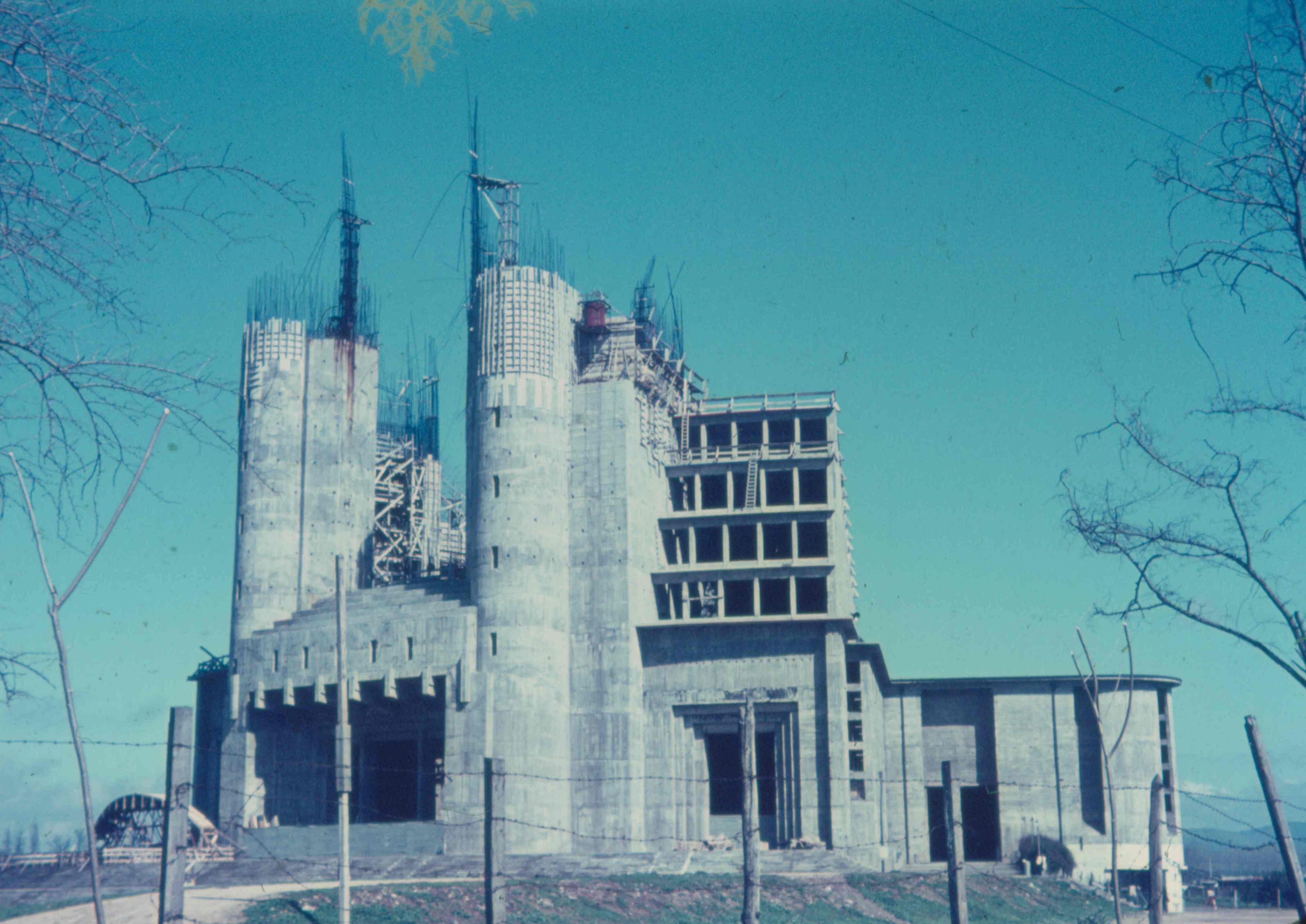 Templo votivo de Maipú en 1970