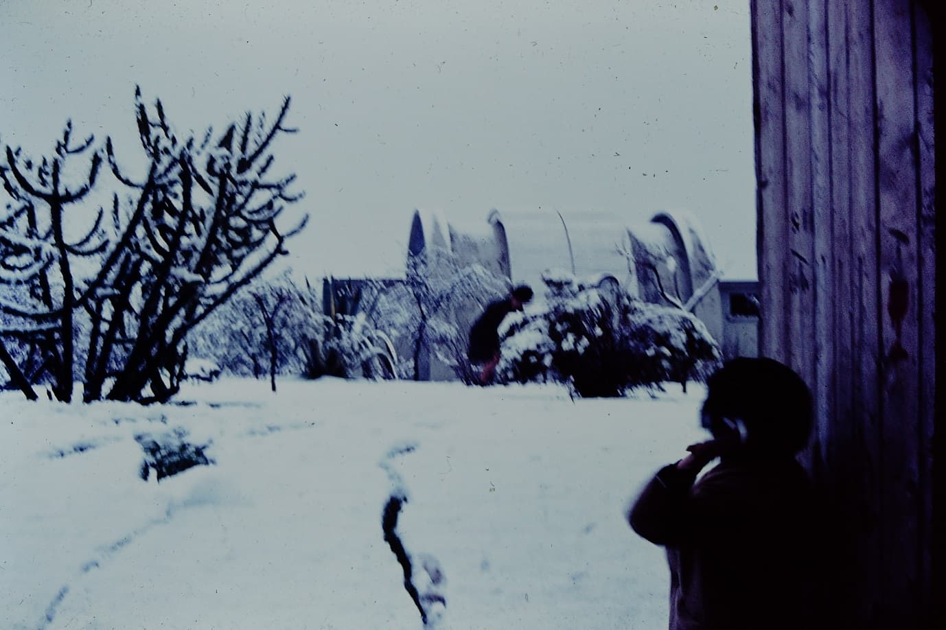 Nevada en el Observatorio Cerro Calán en los 60s