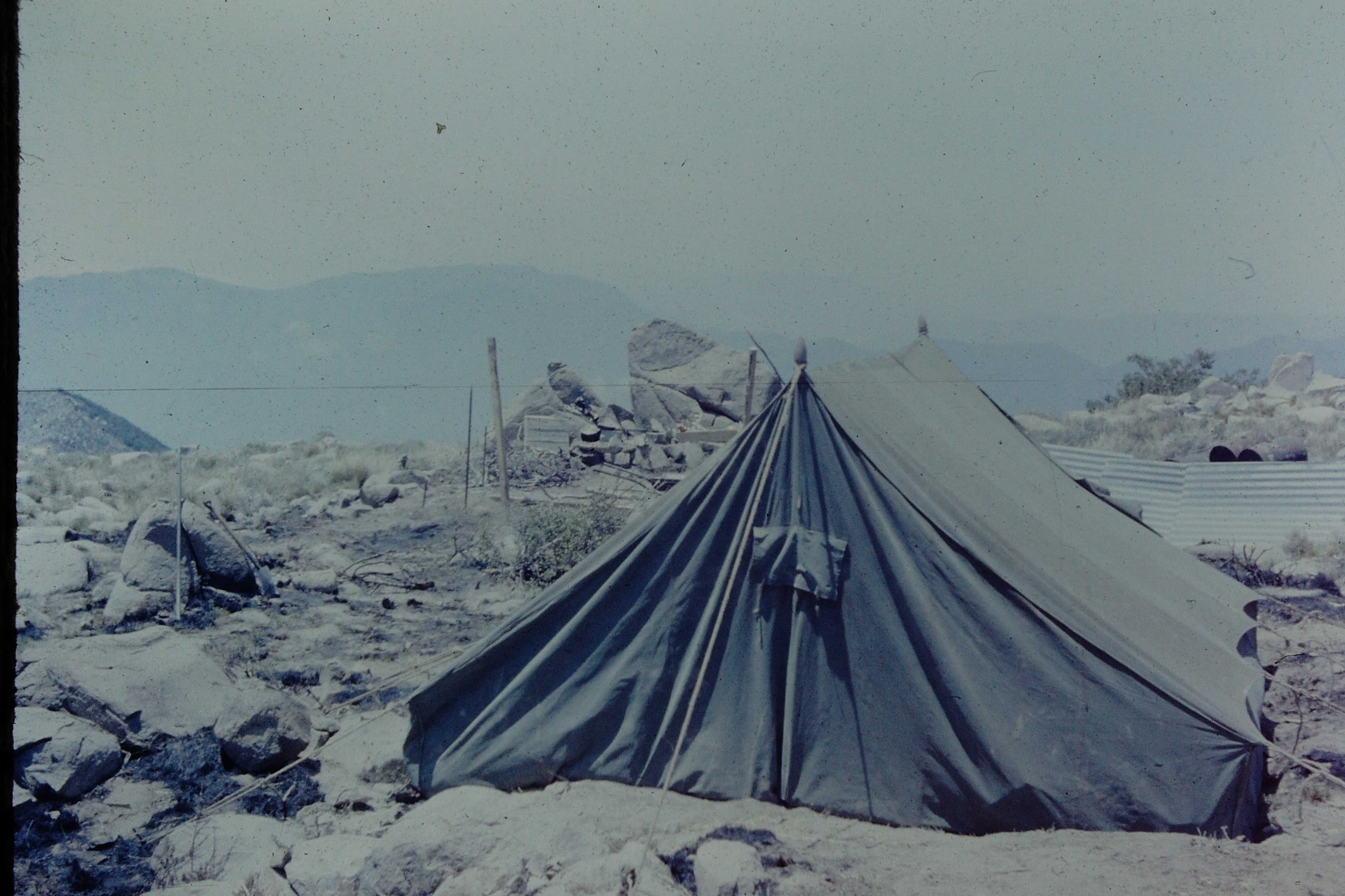 Carpa en el Cerro el Roble ca. 1970