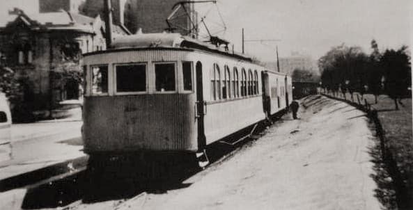 Paradero del Ferrocarril del Llano del Maipo en 1951