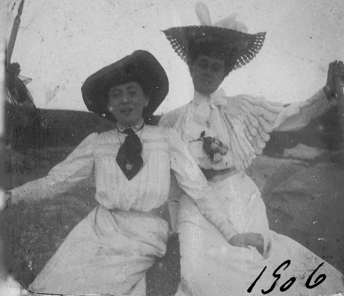 Playa de Zapallar en 1906